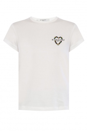 T-shirt with logo applique, zdjęcie 1 T-shirt with logo applique od Givenchy